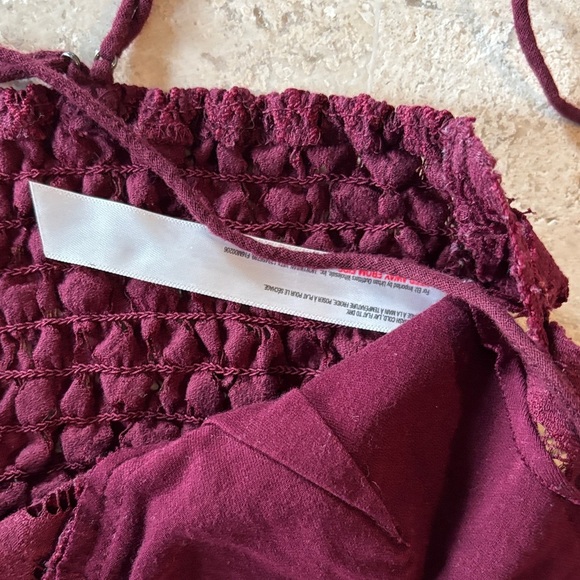 Free People XS Elegant Lace Bralette Set - Burgundy and teal - Picture 4 of 8